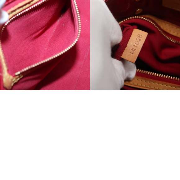 LOUIS VUITTON Monogram Vernis Reade PM Hand Bag Pomme D'amour M91990 - Picture 12 of 12